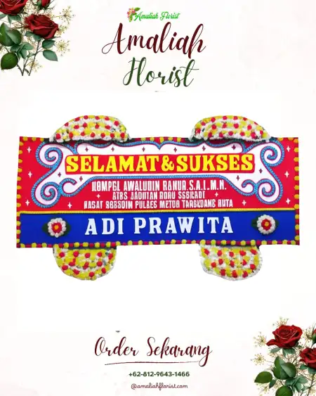 Papan Bunga Ucapan Selamat bukit argomulyo